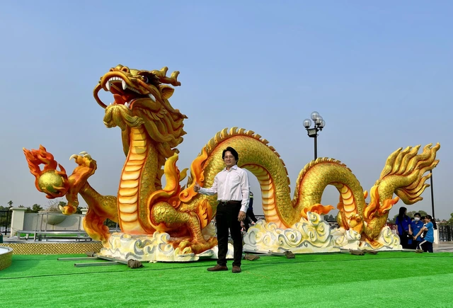 B&igrave;nh chọn linh vật rồng đẹp nhất Tết Gi&aacute;p Th&igrave;n 2024: Rồng B&igrave;nh Dương đang dẫn đầu- Ảnh 1.