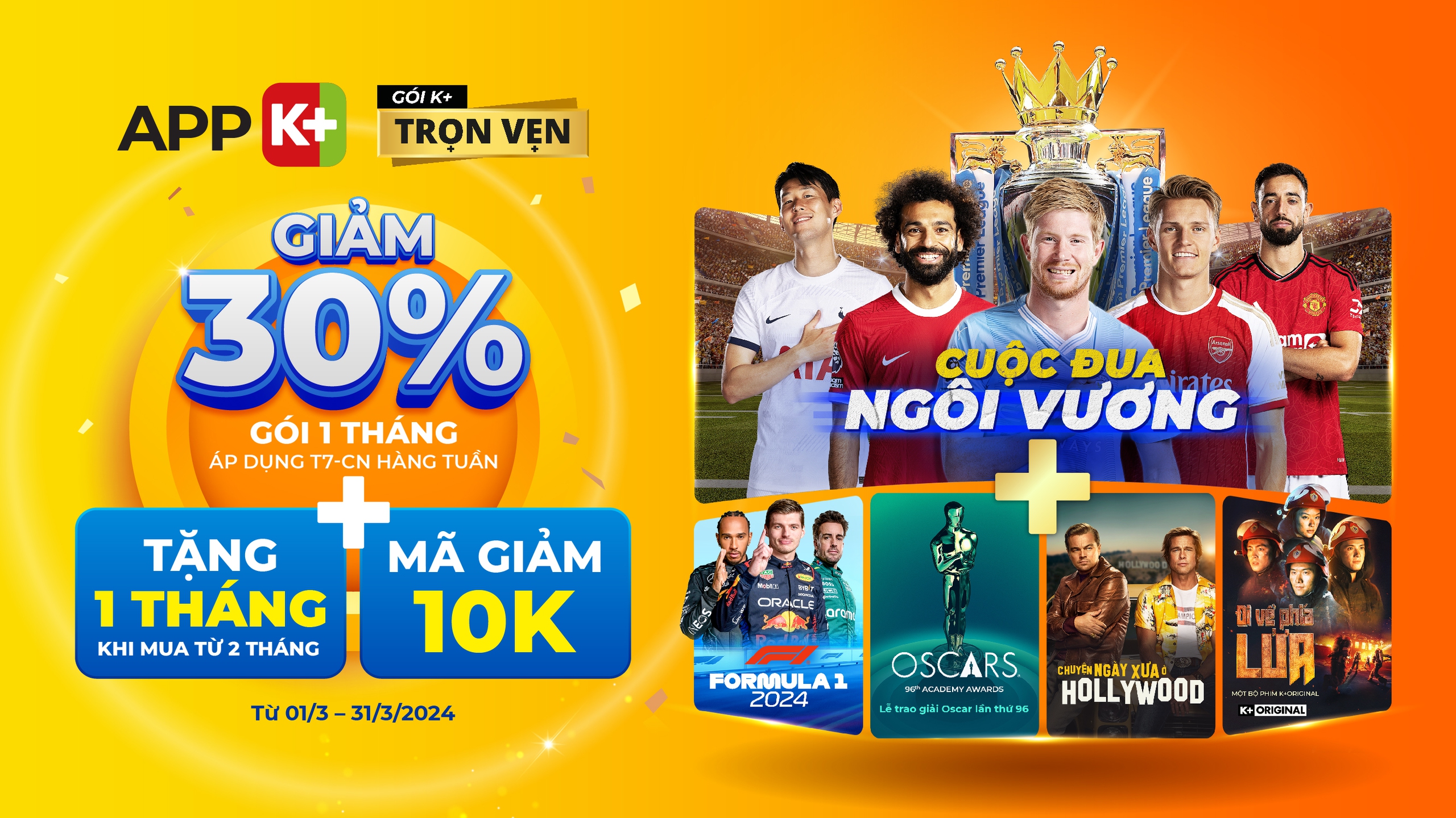 Cuộc đua giành ngôi vương Ngoại hạng Anh và nhiều chương trình độc đáo khác đổ bộ trên K+ - Ảnh 1.