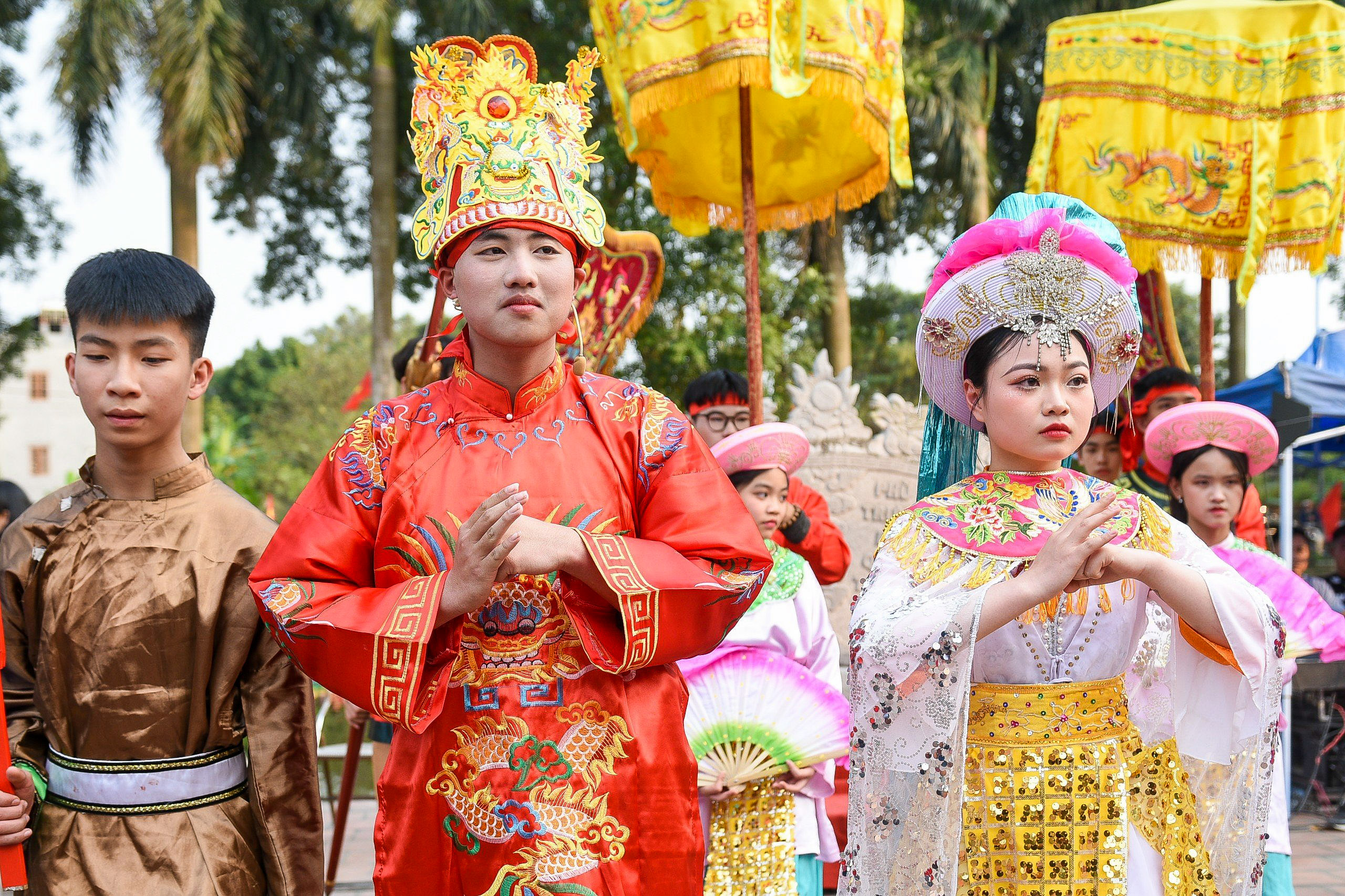 Độc đáo lễ hội kén rể ở ngoại thành Hà Nội- Ảnh 12.