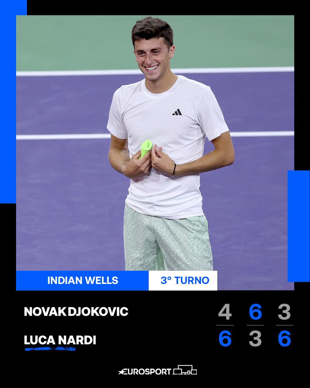 Loại Djokovic, tay vợt 20 tuổi g&acirc;y sốc Indian Wells- Ảnh 1.