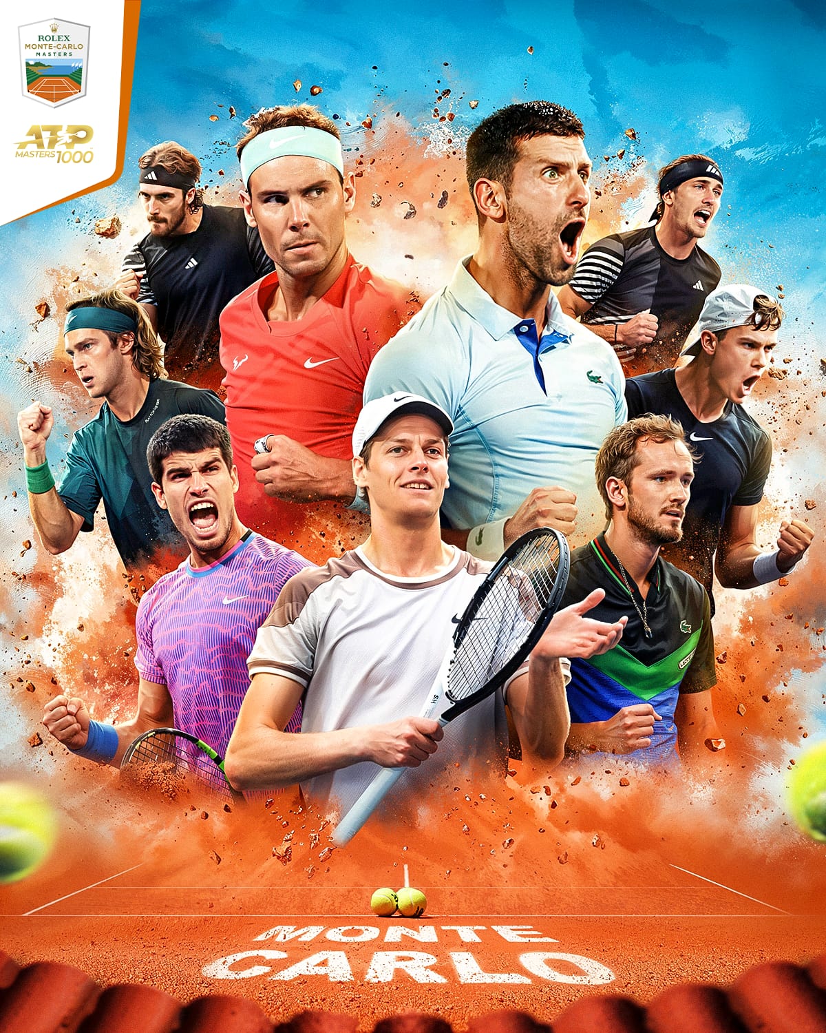Nadal trở lại ở Monte Carlo 2024- Ảnh 1.