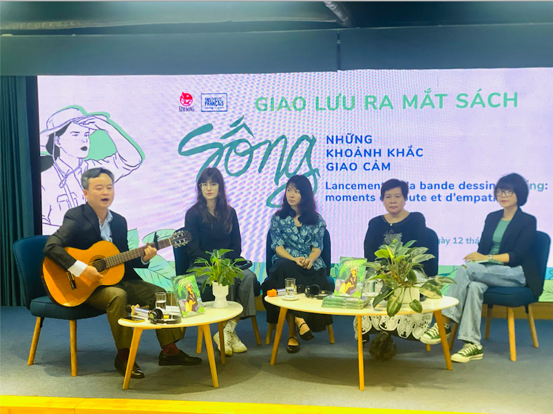 Những khoảnh khắc giao cảm của đạo diễn Việt Linh v&agrave; con g&aacute;i- Ảnh 1.