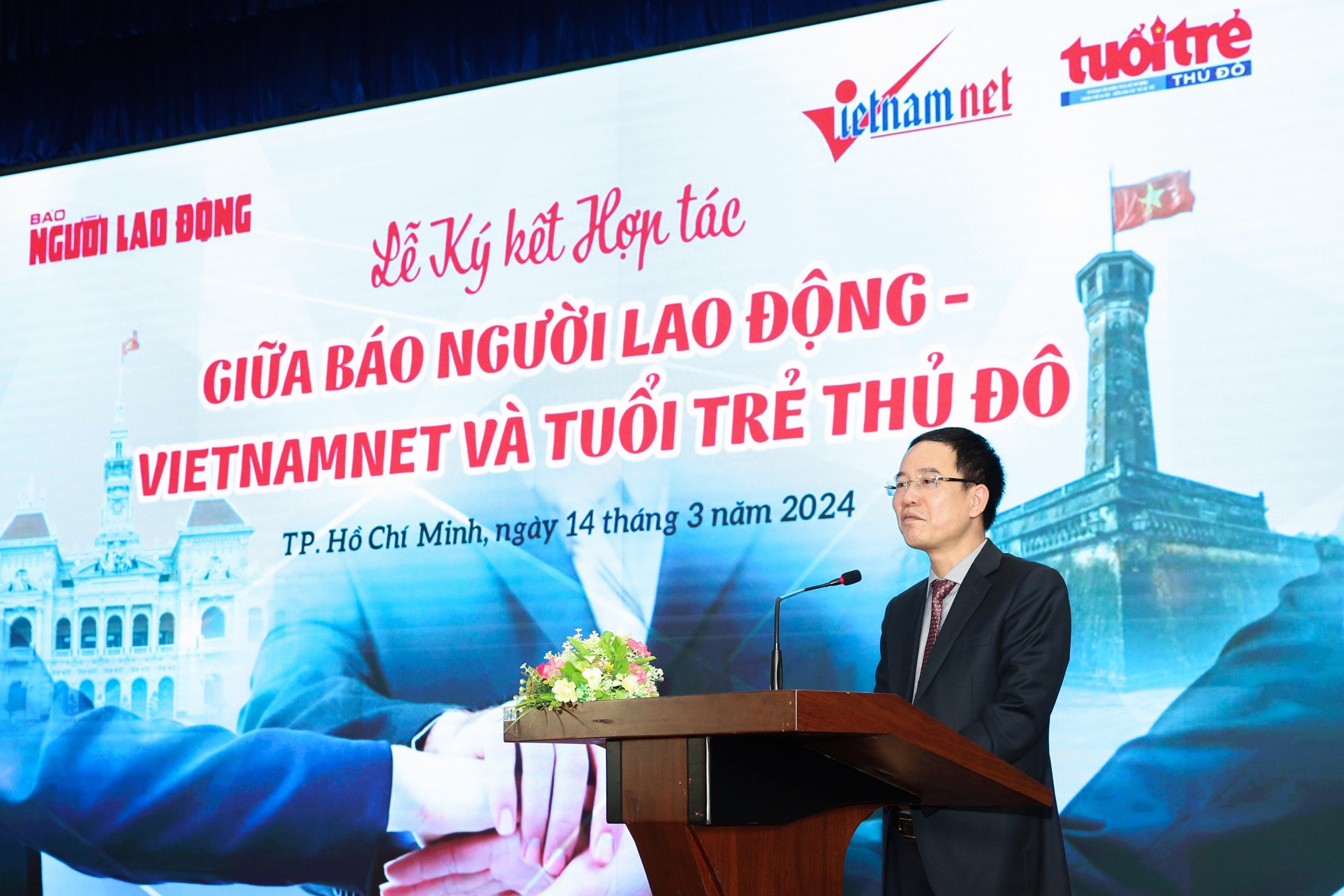 B&aacute;o Người Lao Động, B&aacute;o VietNamNet, B&aacute;o Tuổi trẻ Thủ đ&ocirc; k&yacute; kết hợp t&aacute;c- Ảnh 4.