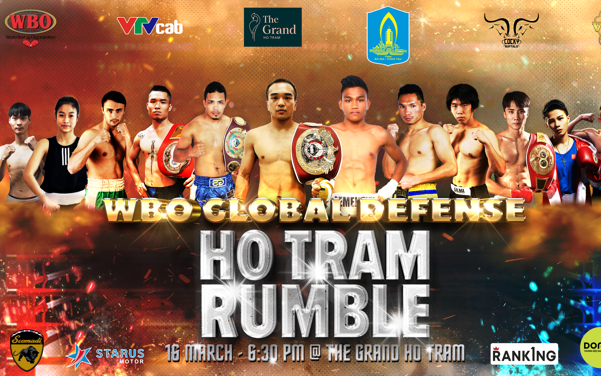 "Bóng hồng boxing Việt Nam" so găng tại sự kiện WBO Global Match