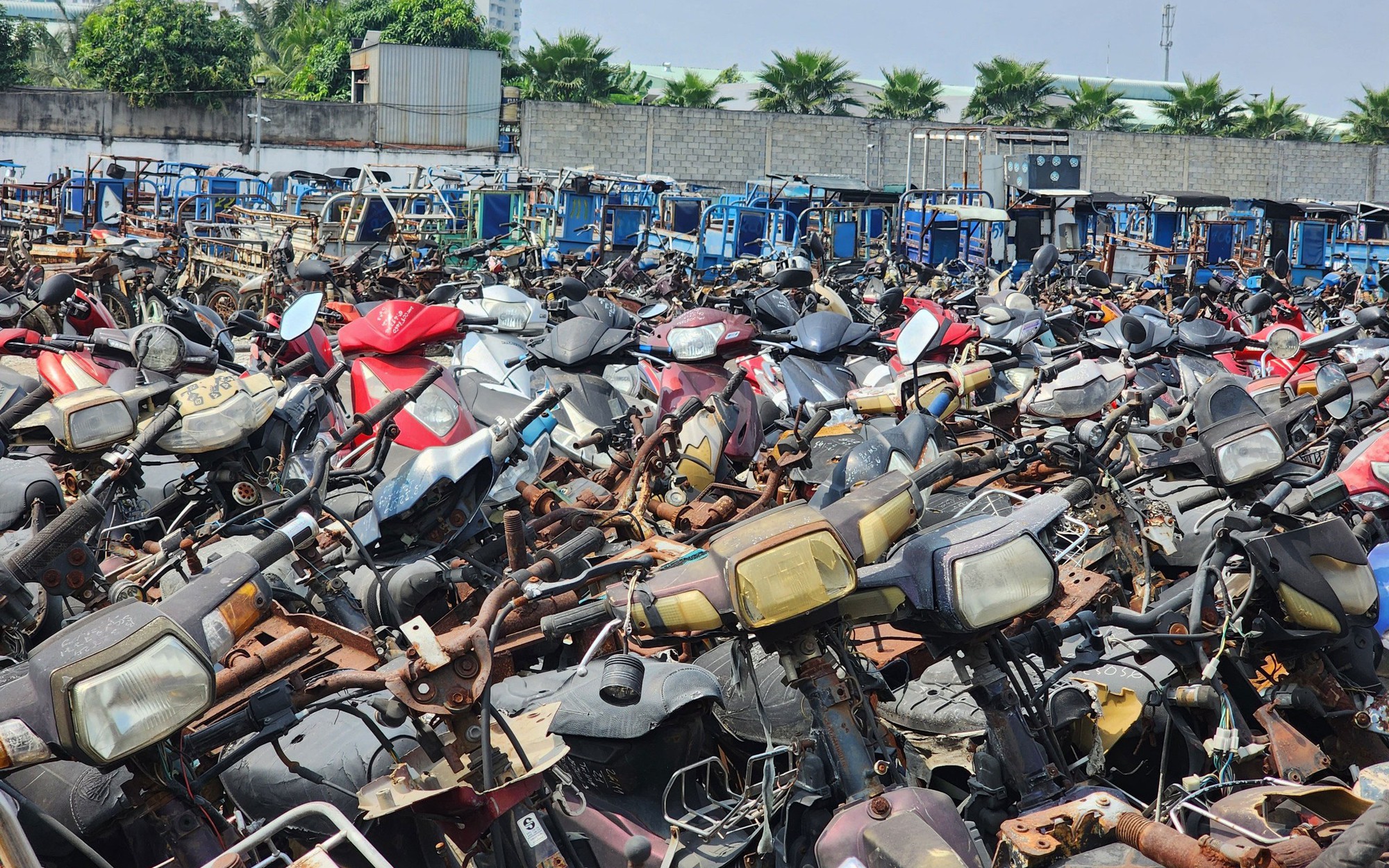 Sớm có giải pháp cho bãi xe tang vật