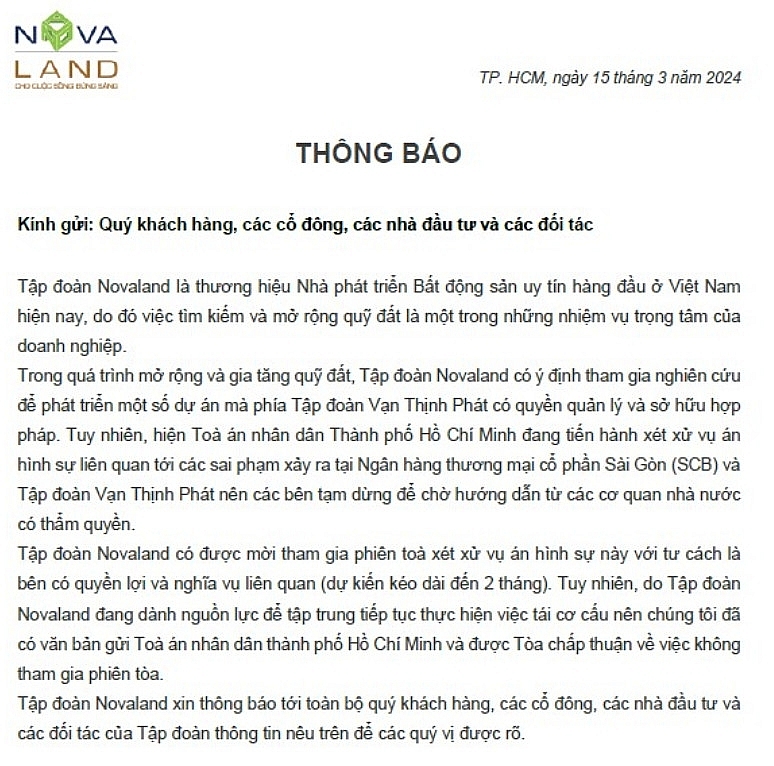 V&igrave; sao Novaland được mời tham gia phi&ecirc;n t&ograve;a x&eacute;t xử Trương Mỹ Lan v&agrave; đồng phạm?- Ảnh 1.