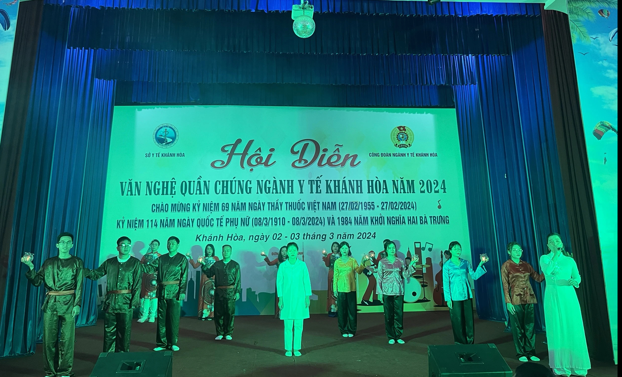 C&ocirc;ng đo&agrave;n ng&agrave;nh Y tế Kh&aacute;nh Ho&agrave; tổ chức hội diễn văn nghệ quần ch&uacute;ng- Ảnh 2.