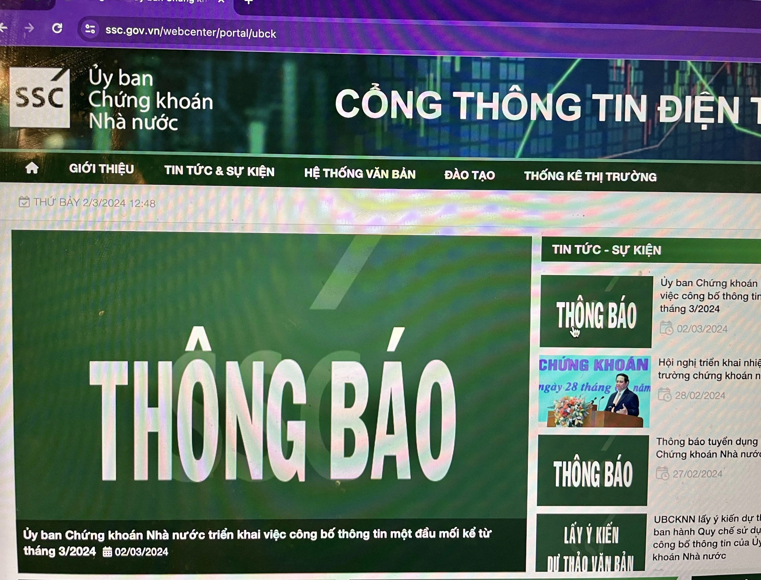 Uỷ ban chứng khoán ra quy định mới về công bố thông tin - Ảnh 1.