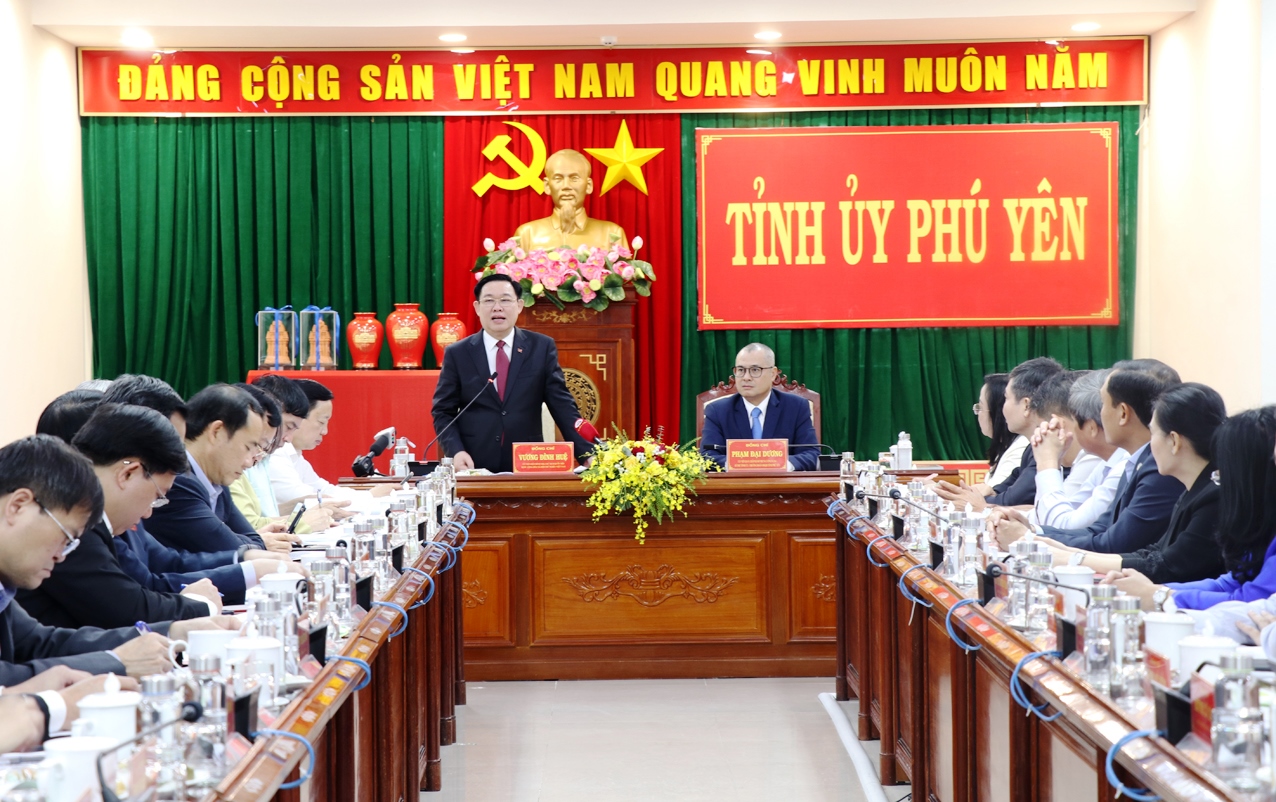 Chủ tịch Quốc hội: Ph&uacute; Y&ecirc;n cần ưu ti&ecirc;n nh&agrave; đầu tư c&oacute; chuỗi cung ứng- Ảnh 1.