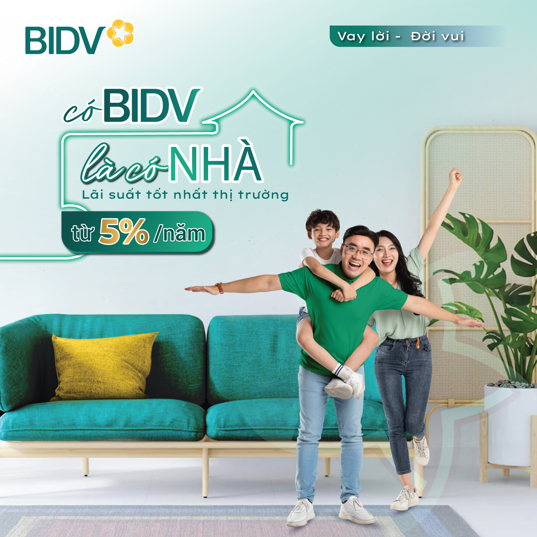 Vay mua nh&agrave; l&atilde;i suất từ 5%/năm tại BIDV- Ảnh 1.