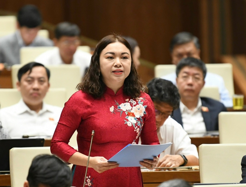 Q:\ChuyenDe\21-3\ONL NGOCDUNG\BAI 2\Đại biểu Đặng Bích Ngọc, Phó trưởng đoàn chuyên trách Đoàn ĐBQH tỉnh Hòa Bình (Ảnh- Phạm Thắng).jpeg