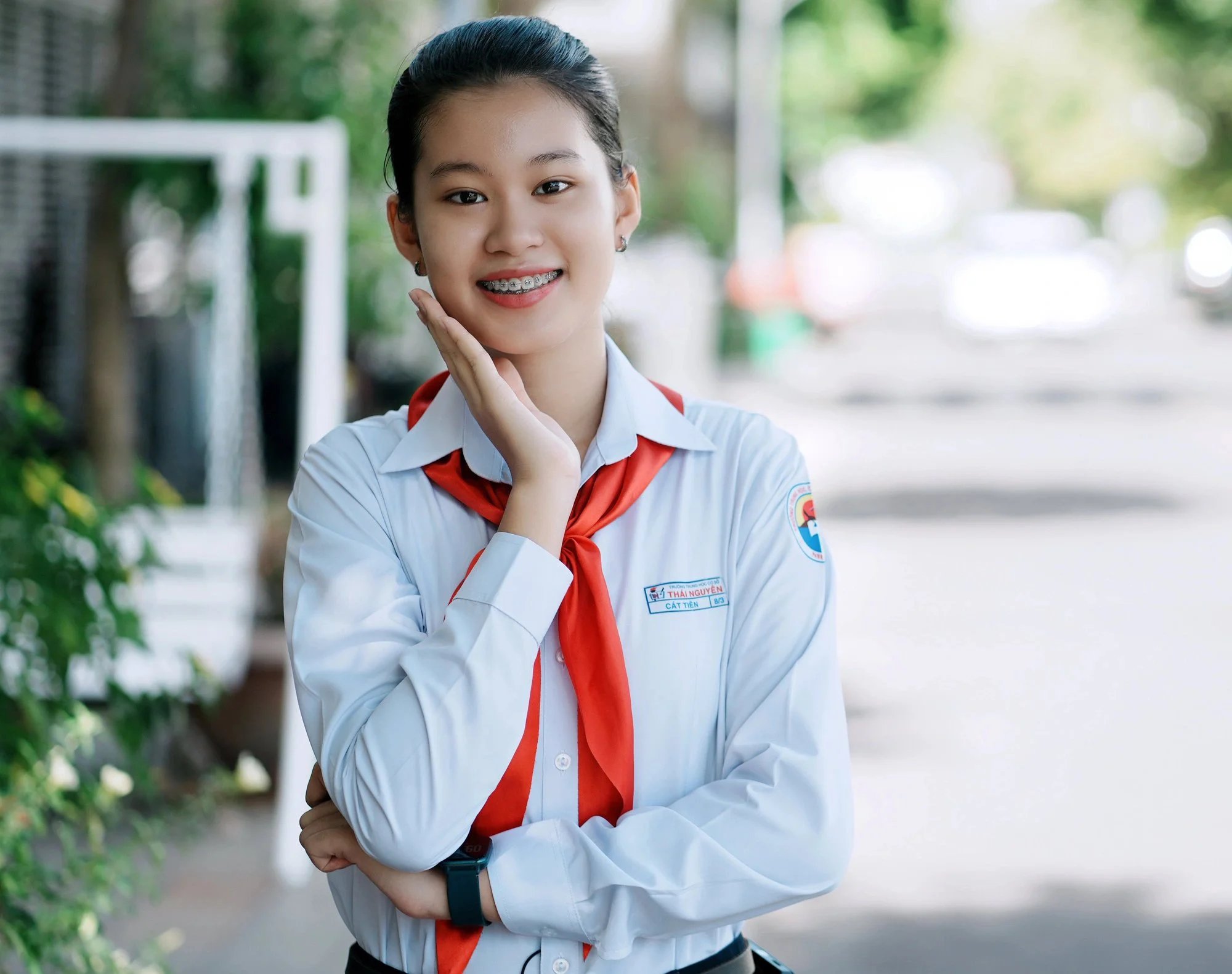 Nữ sinh lớp 9 được vinh danh