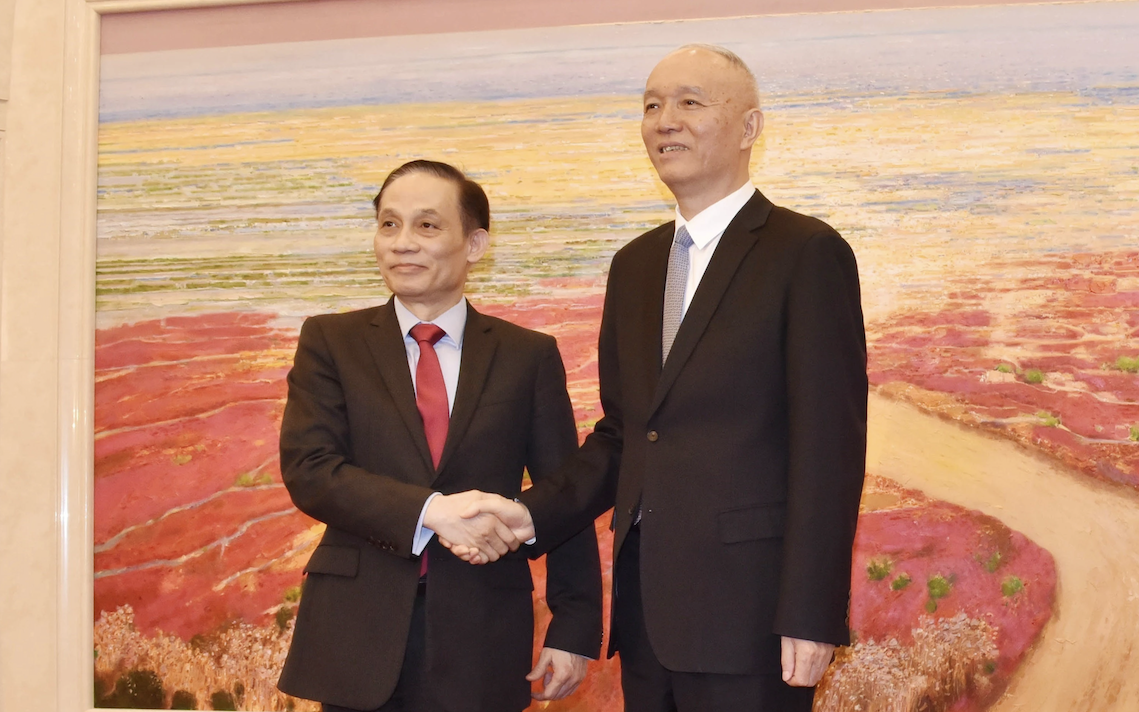 Trưởng ban Đối ngoại Trung ương hội kiến l&atilde;nh đạo cấp cao Đảng Cộng sản Trung Quốc