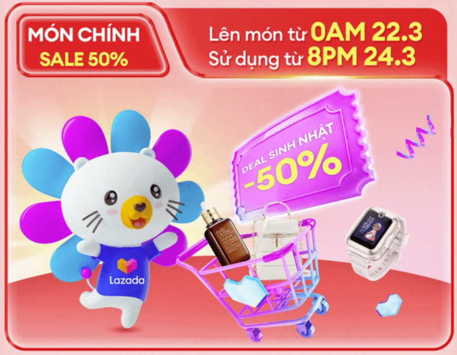 Lazada mở tiệc &ldquo;Sinh nhật sale xịn&rdquo;- Ảnh 2.