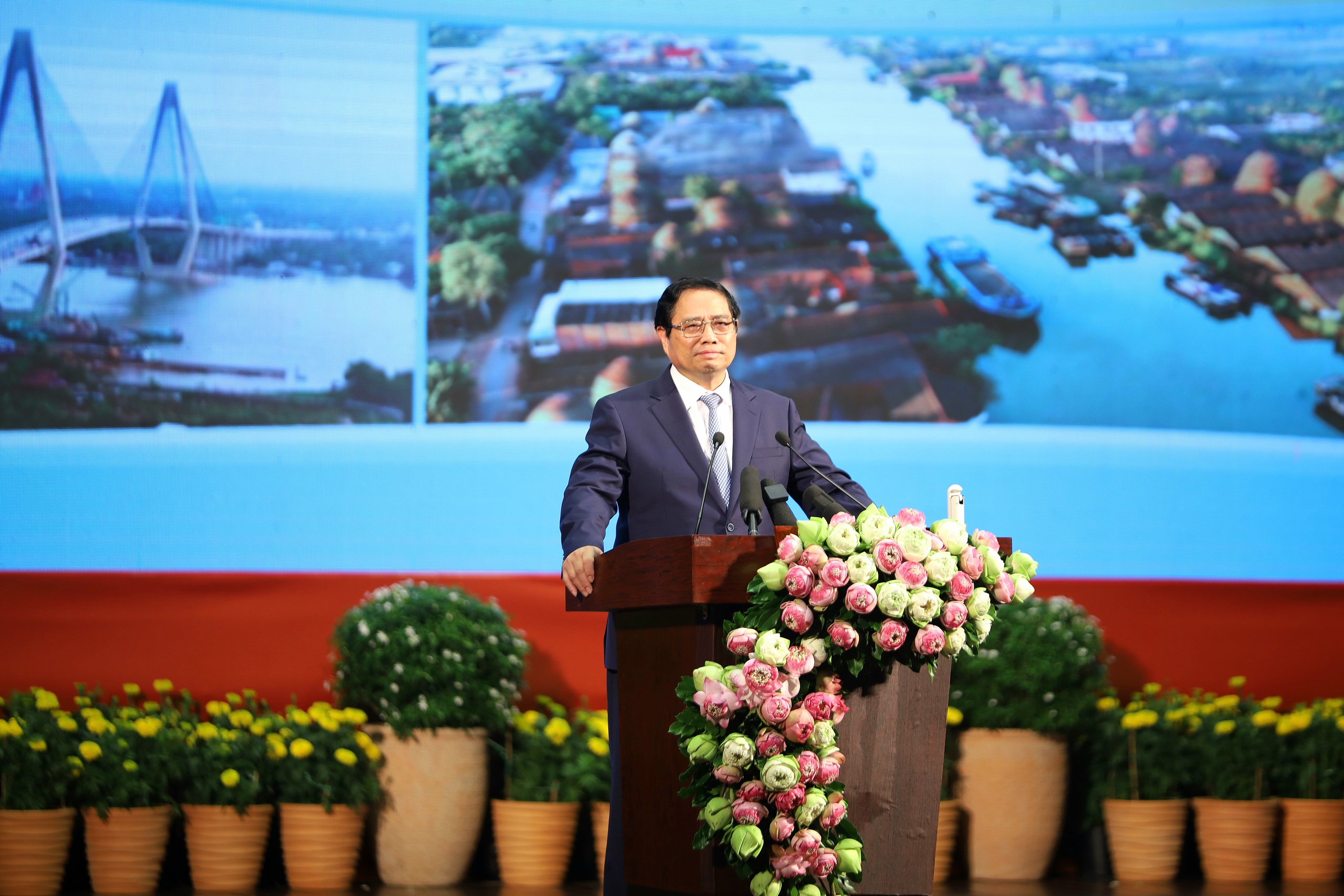 Thủ tướng lưu &yacute; nhiều nội dung li&ecirc;n quan ph&aacute;t triển kinh tế của tỉnh Vĩnh Long- Ảnh 1.