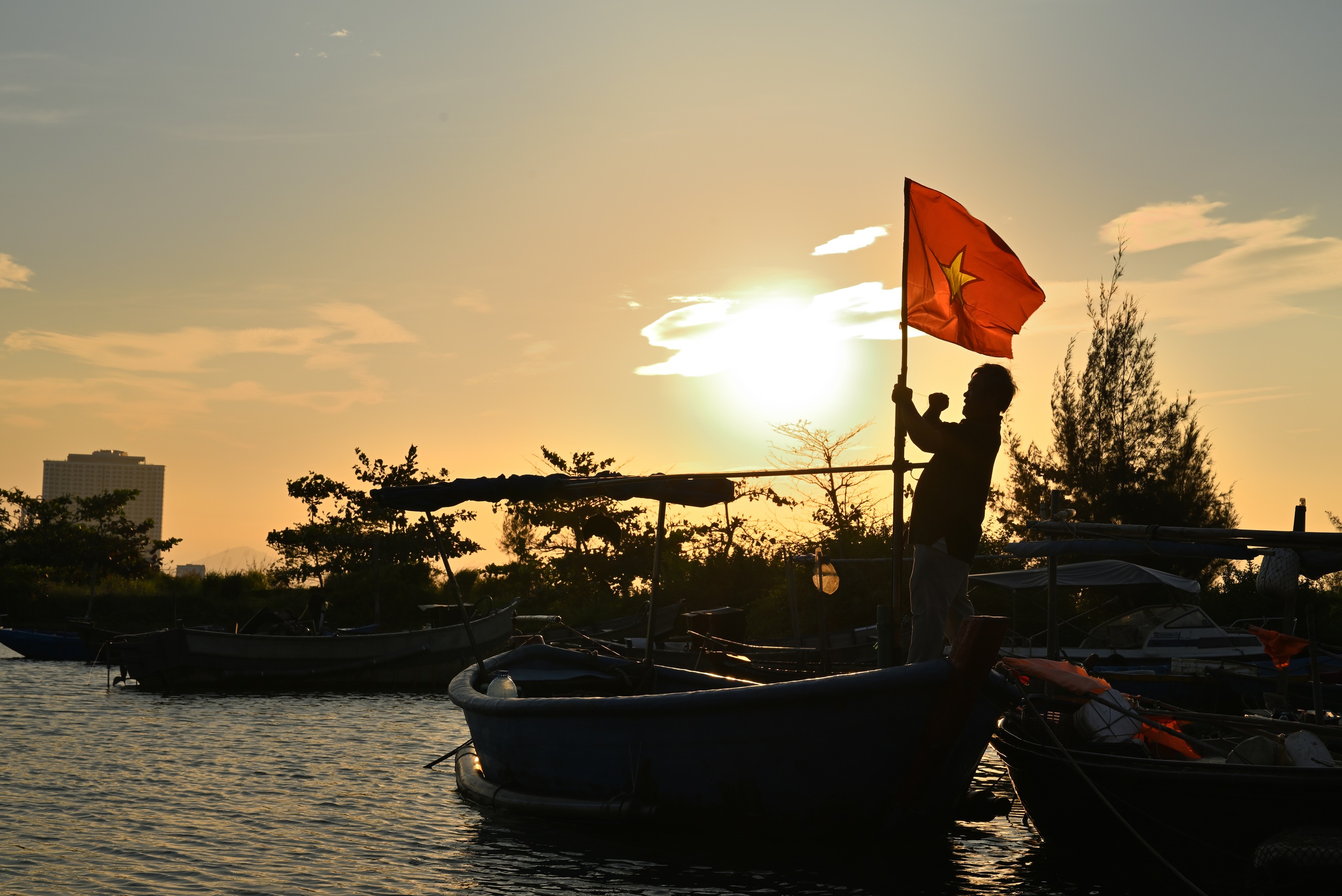 Cột cờ. Ảnh: ĐOÀN CÔNG KHÁNH