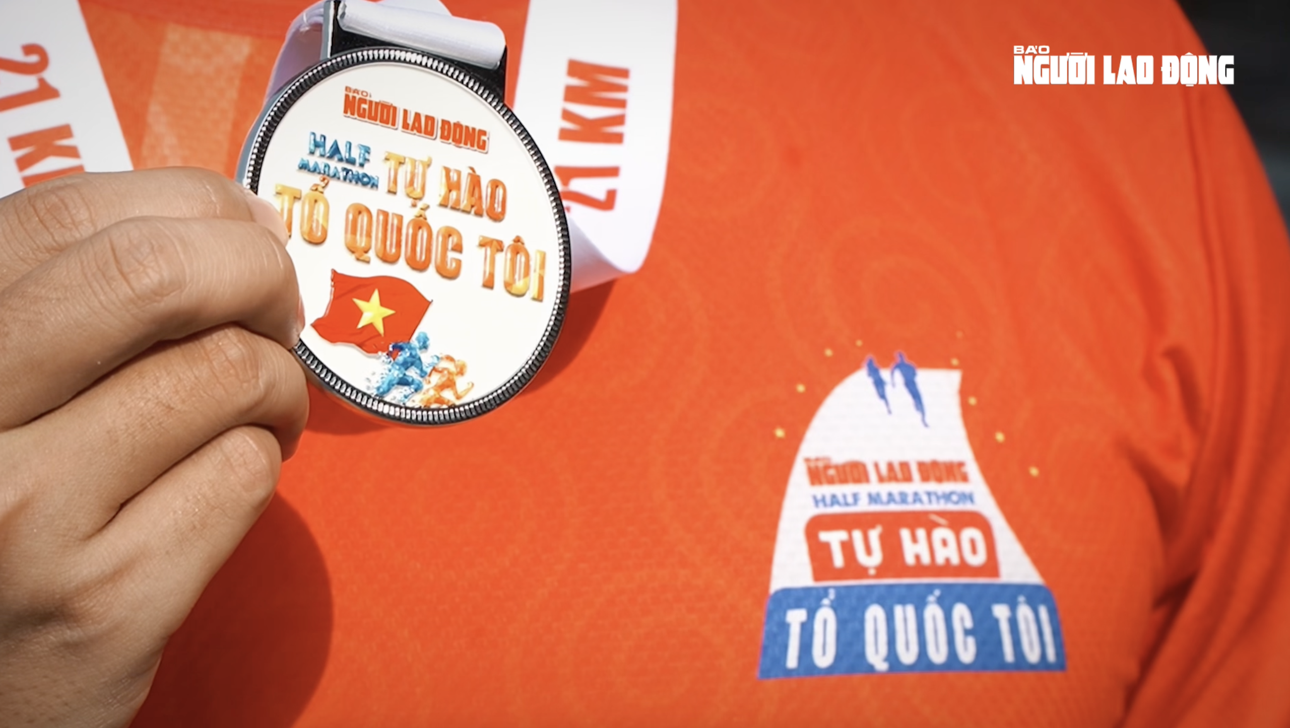 Cận cảnh áo đấu giải Half-marathon