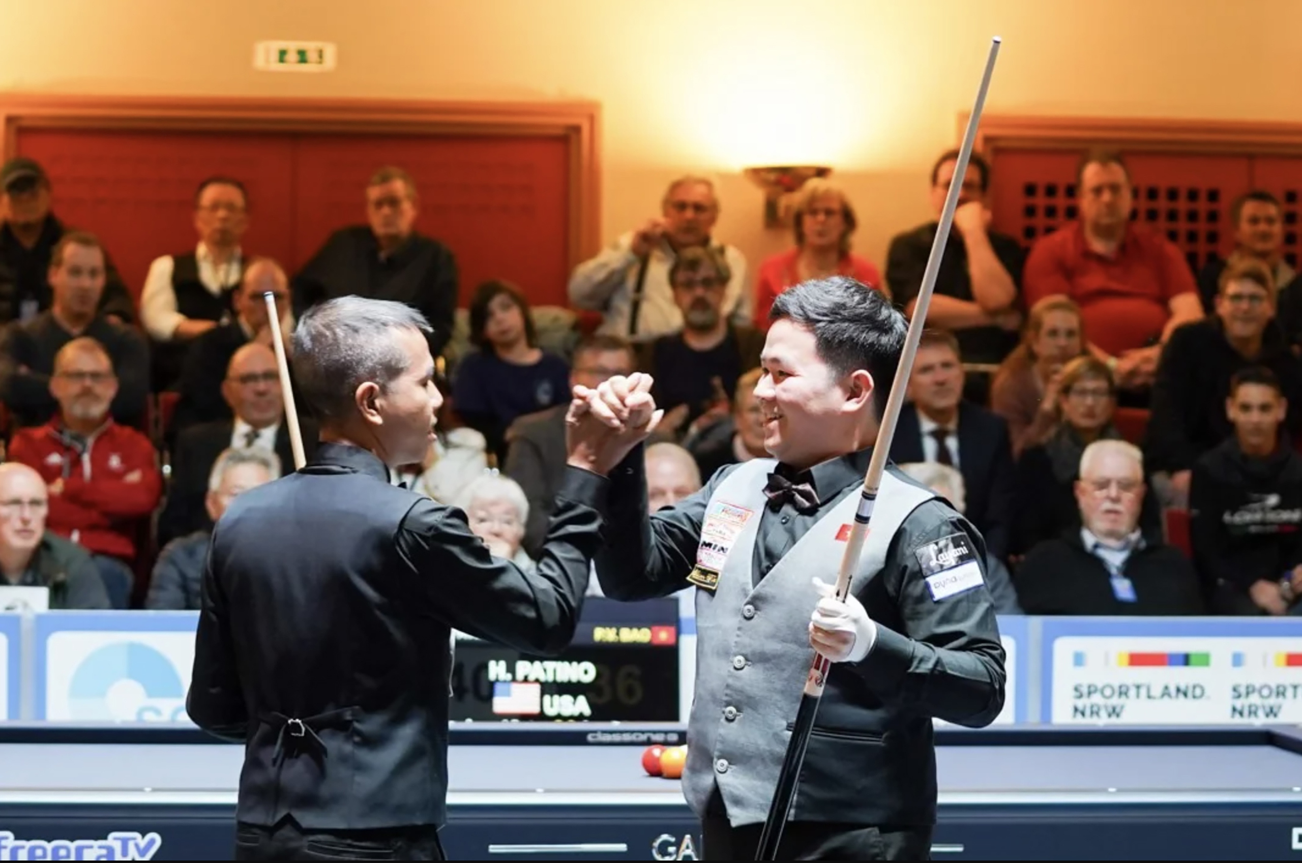 Trần Quyết Chiến - Bao Phương Vinh v&ocirc; địch billiards carom 3 băng đồng đội thế giới- Ảnh 8.