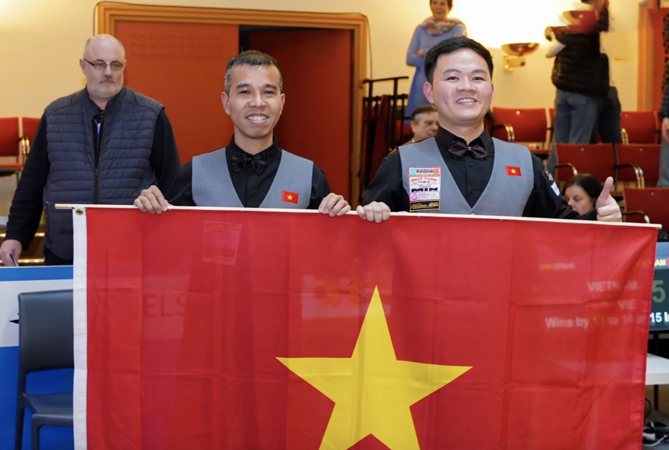 Trần Quyết Chiến - Bao Phương Vinh v&ocirc; địch billiards carom 3 băng đồng đội thế giới- Ảnh 11.