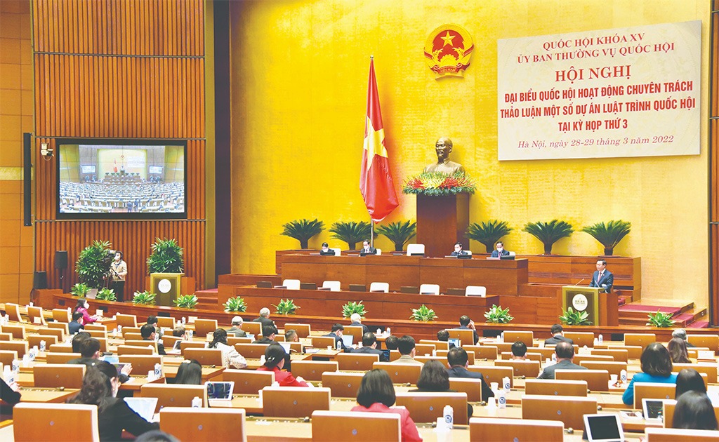 Đại biểu Quốc hội chuyên trách thảo luận Luật Trật tự, an toàn giao thông đường bộ- Ảnh 1.