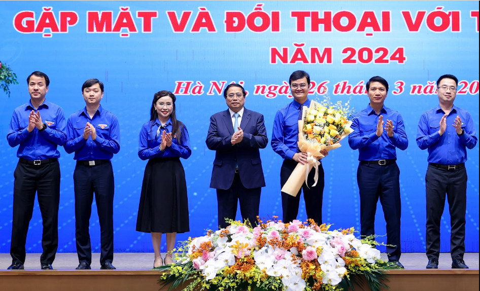 Thủ tướng Phạm Minh Chính đối thoại với thanh niên- Ảnh 1.