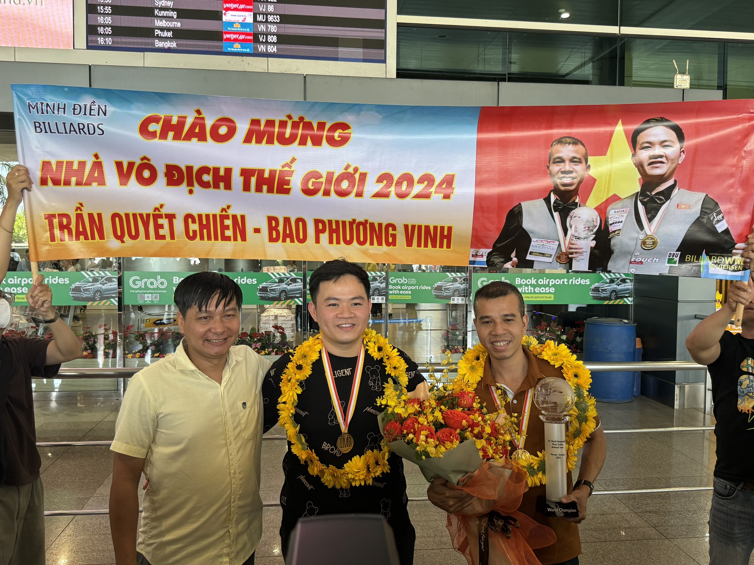 Ng&agrave;y về của hai nh&agrave; v&ocirc; địch thế giới Trần Quyết Chiến v&agrave; Bao Phương Vinh- Ảnh 4.