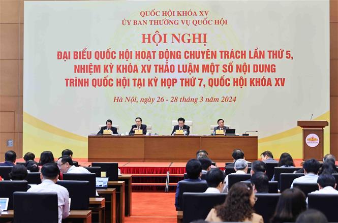 Hội nghị Đại biểu Quốc hội hoạt động chuy&ecirc;n tr&aacute;ch lần thứ 5
