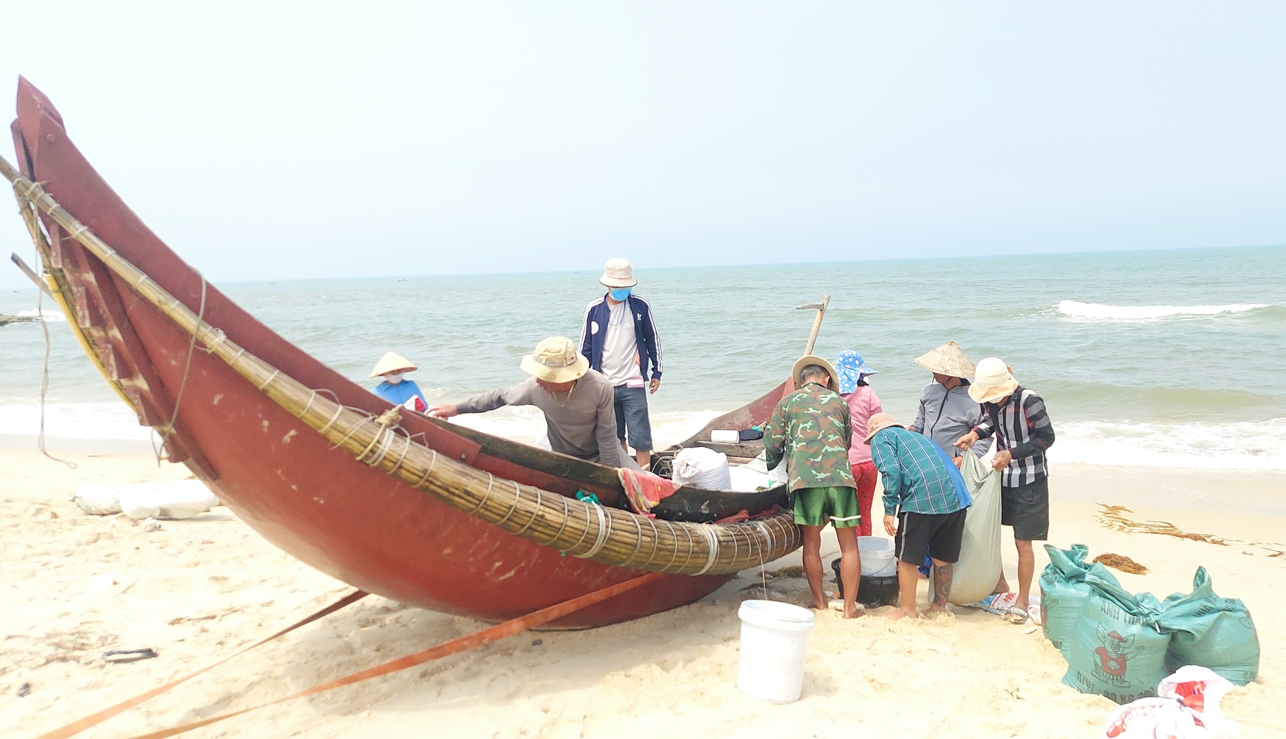 Cào ốc chép kiếm tiền triệu mỗi ngày ở Mỹ Thủy- Ảnh 1.