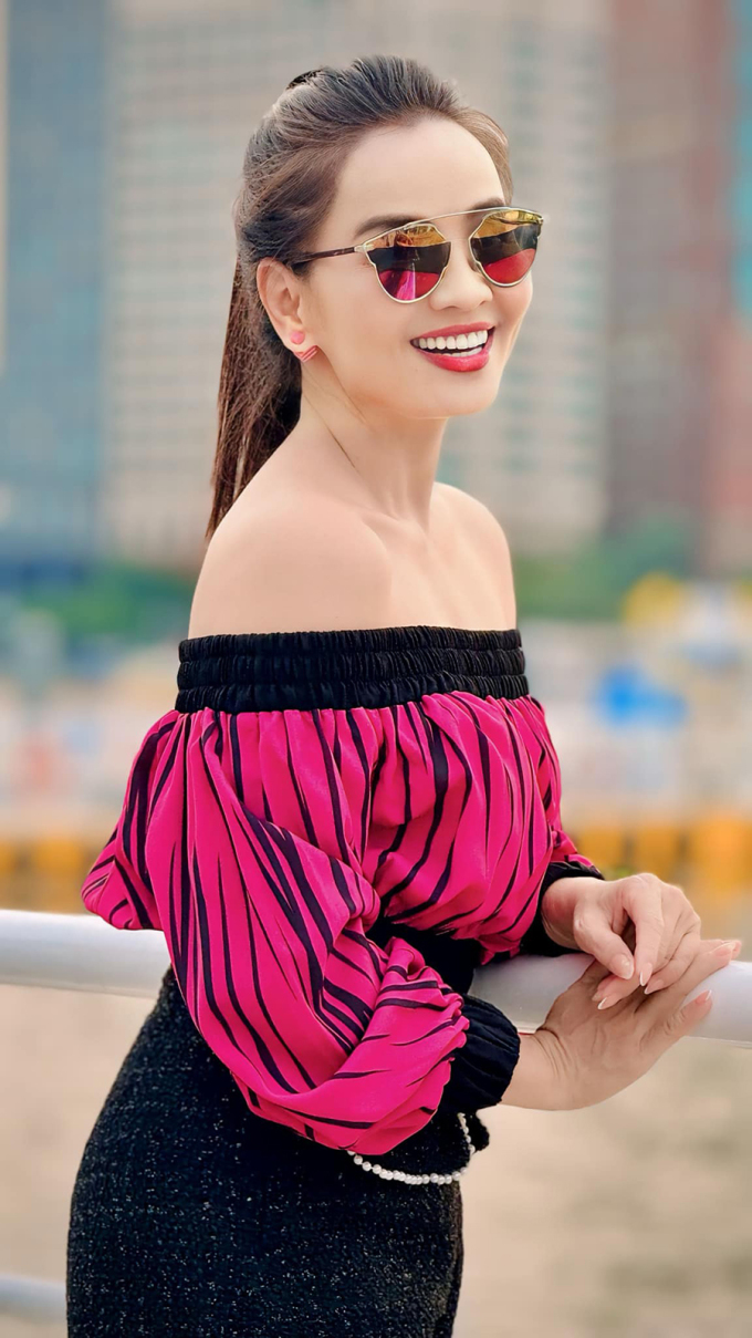 Diễn vi&ecirc;n Ho&agrave;i An với nhan sắc tươi trẻ