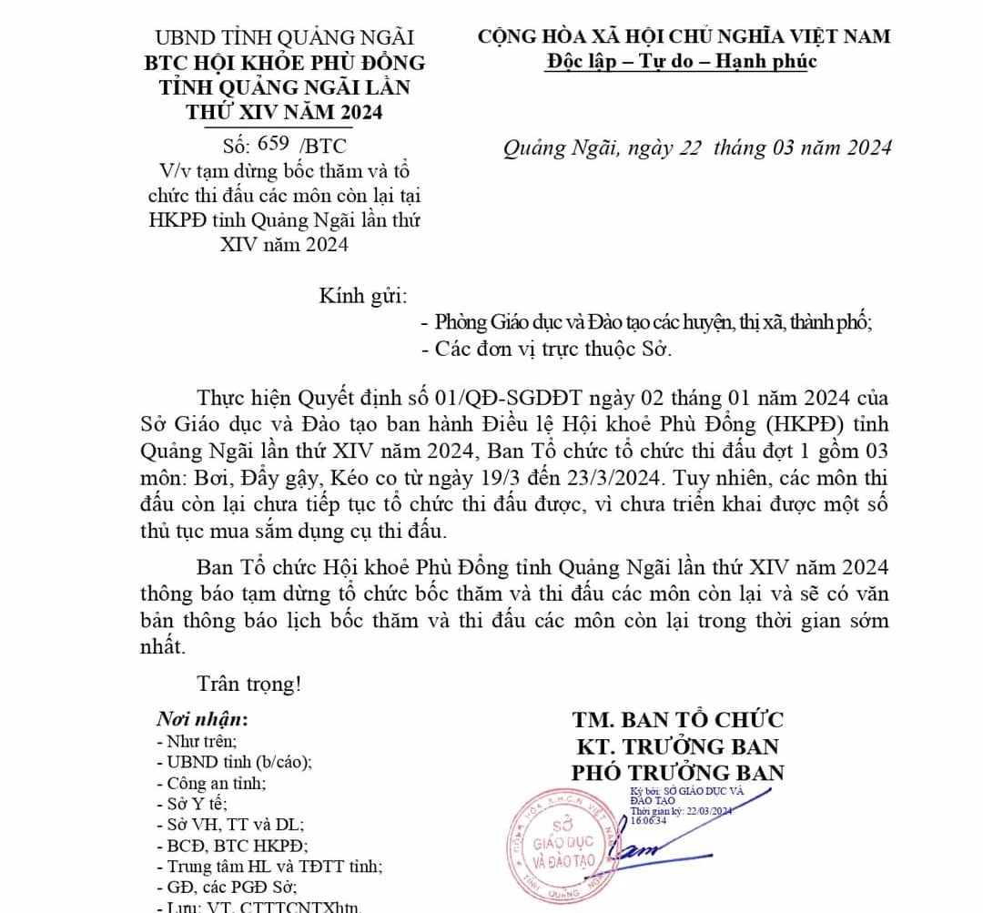 Quảng Ng&atilde;i: Bất ngờ tạm dừng tổ chức Hội khỏe Ph&ugrave; Đổng v&igrave; thiếu dụng cụ thi đấu- Ảnh 2.