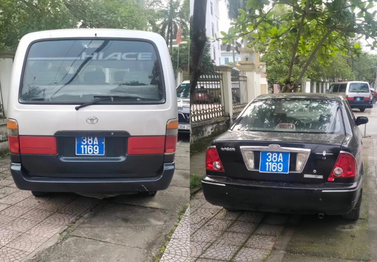 Chủ nh&acirc;n của 2 chiếc xe &ocirc; t&ocirc; c&ugrave;ng gắn biển số xanh 38A-1169 ở H&agrave; Tĩnh l&agrave; ai?- Ảnh 1.