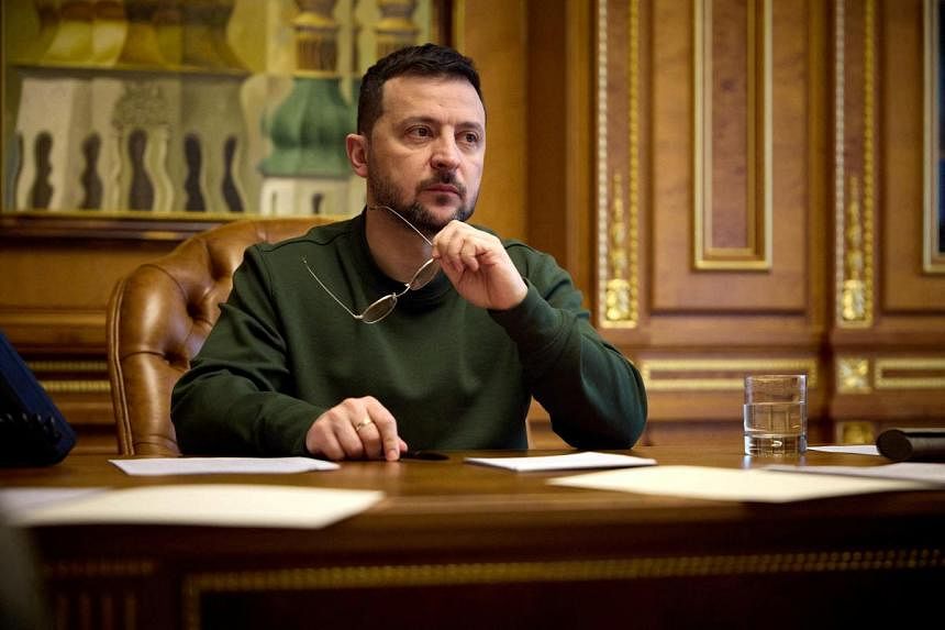 Tổng thống Ukraine Volodyrmyr Zelensky. Ảnh: Reuters