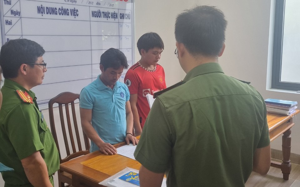 Cơ quan An ninh điều tra Công an Quảng Nam vừa bắt 2 đối tượng