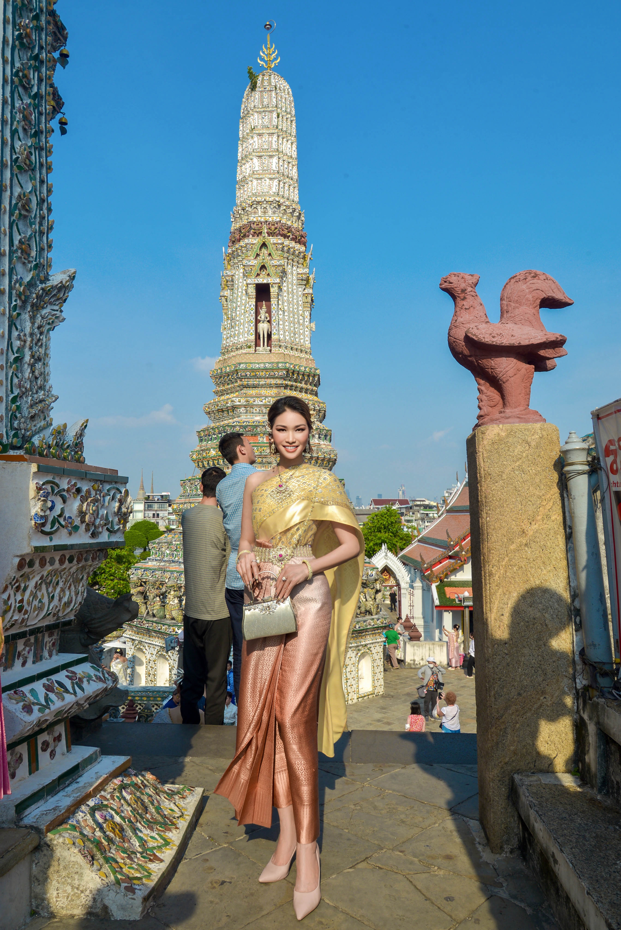 Hoa hậu Xu&acirc;n Nguyễn đọ sắc c&ugrave;ng &Aacute; hậu Thanh Ho&agrave;i tại Th&aacute;i Lan- Ảnh 4.