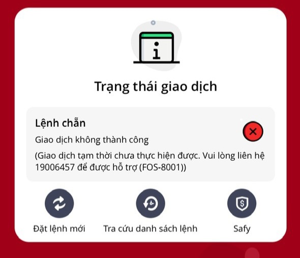 Hệ thống giao dịch HoSE bị chậm, nhiều nhà đầu tư không đặt được lệnh mua bán- Ảnh 1.