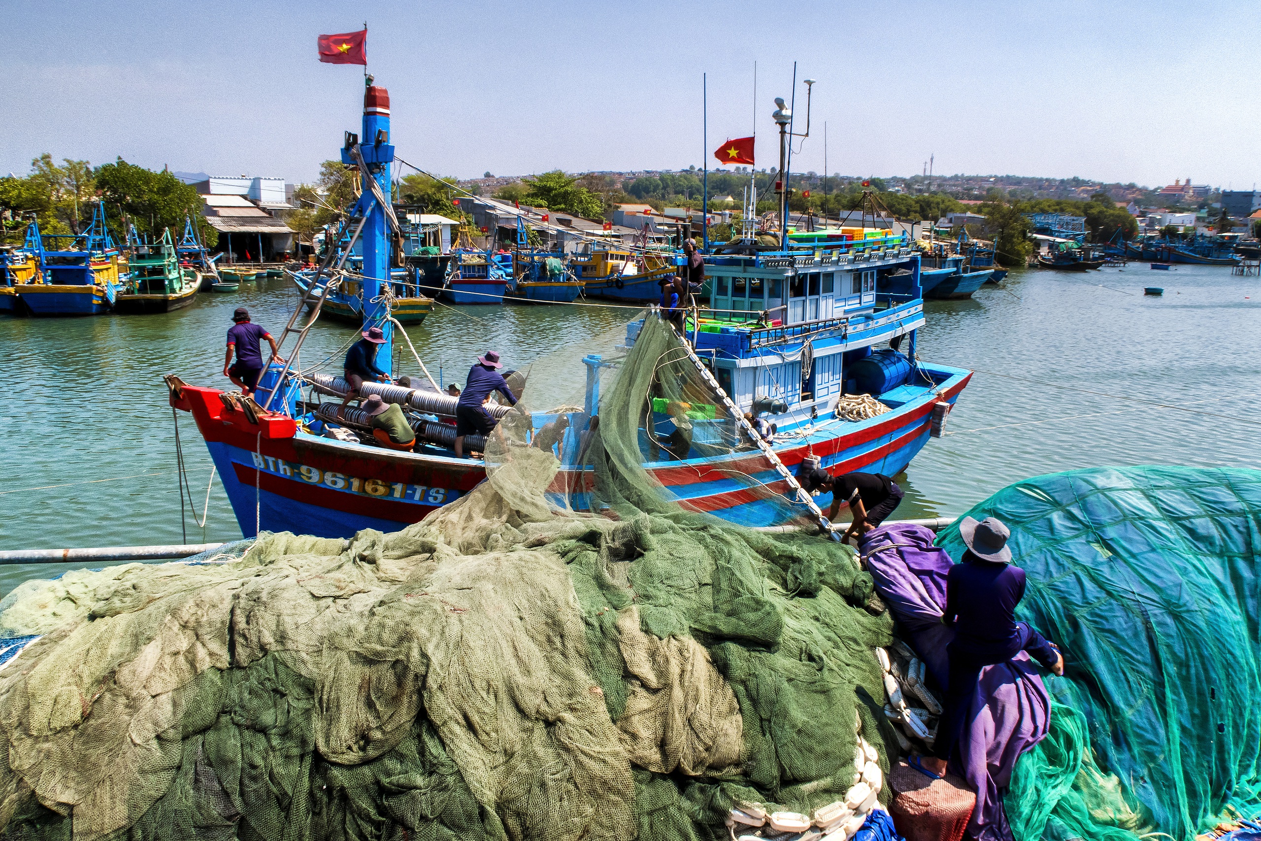 Cho chuyến ra khơi. Ảnh: TRẦN VĂN TÚY