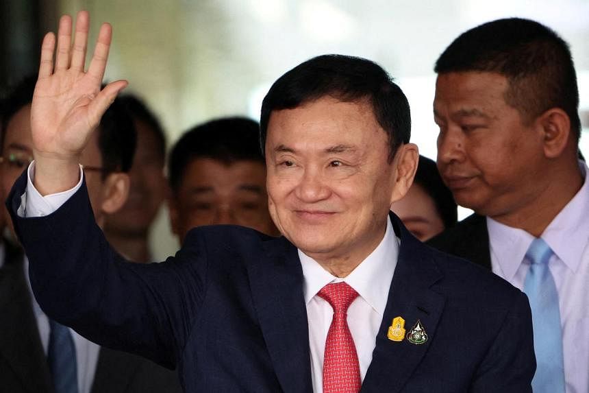 Cựu Thủ tướng Th&aacute;i Lan Thaksin Shinawatra hồi hương v&agrave;o năm 2023 sau 15 năm sống lưu vong. Ảnh: Reuters