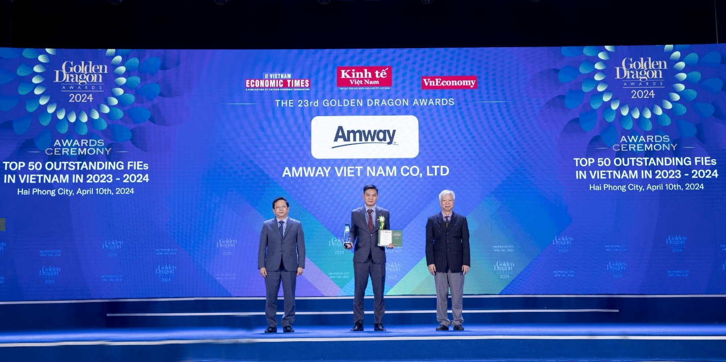 Amway Việt Nam đạt danh hiệu doanh nghiệp ph&aacute;t triển nền kinh tế xanh bền vững- Ảnh 1.