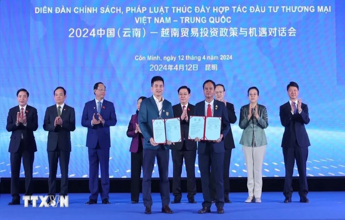 Chủ tịch Quốc hội dự Diễn đ&agrave;n th&uacute;c đẩy đầu tư, thương mại Việt Nam - Trung Quốc- Ảnh 3.