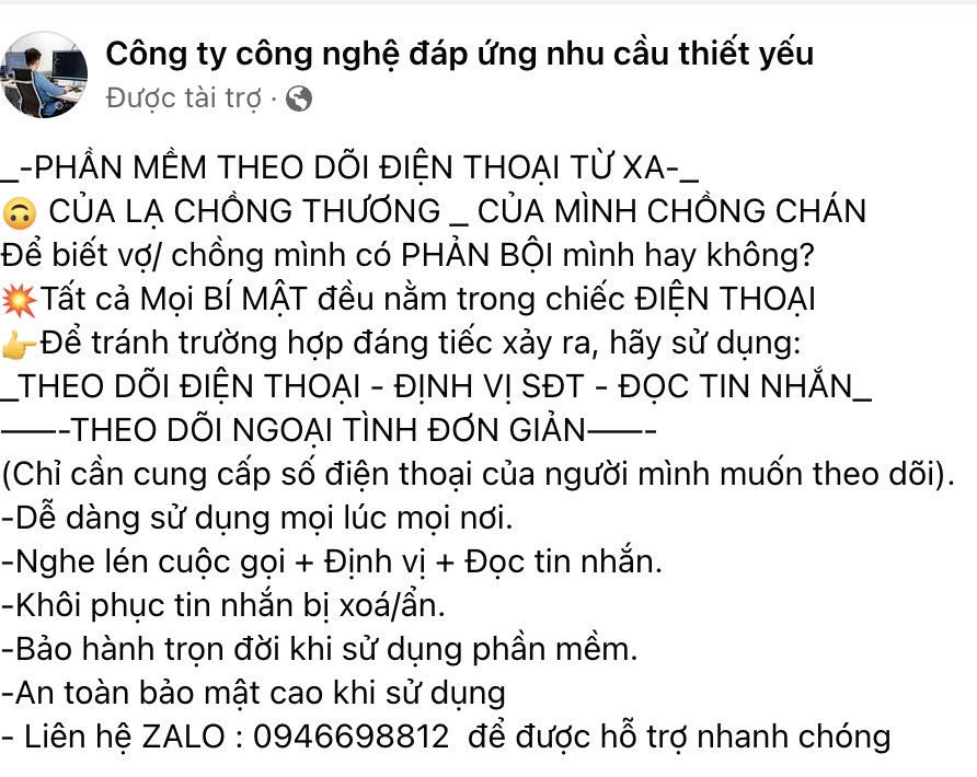 Ph&aacute;t hoảng với dịch vụ đọc trộm tin nhắn- Ảnh 1.