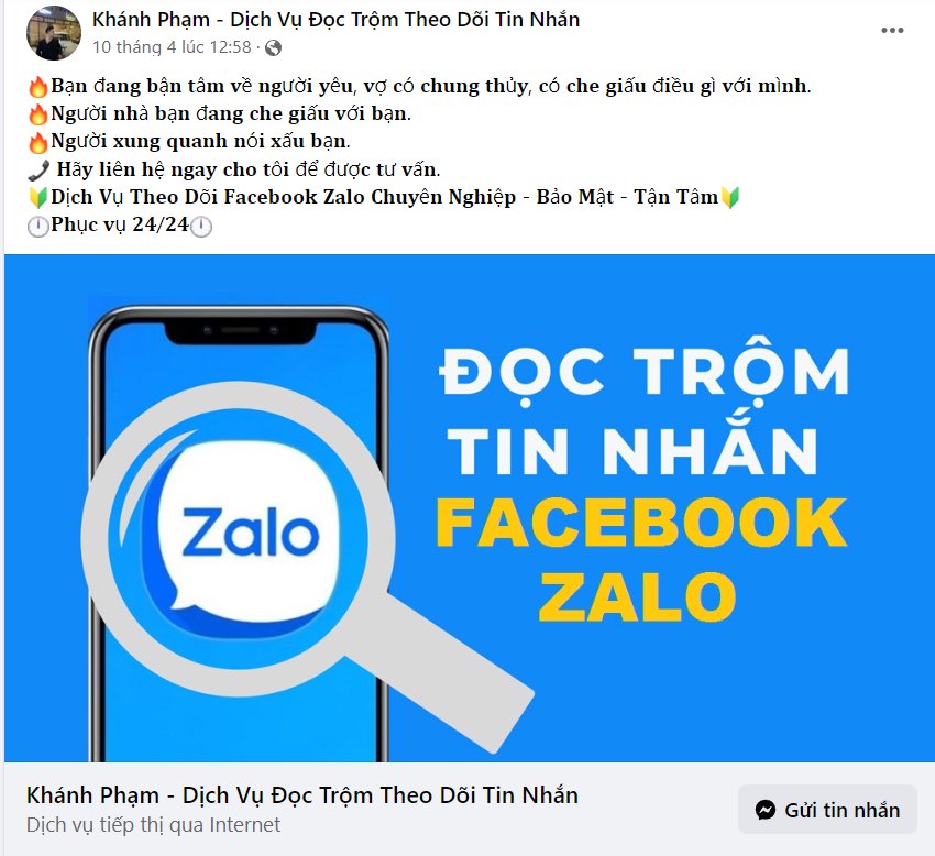Ph&aacute;t hoảng với dịch vụ đọc trộm tin nhắn- Ảnh 2.