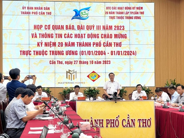 Bộ Tư pháp kiểm tra văn bản Quy chế họp báo do UBND TP Cần Thơ ban hành- Ảnh 1.