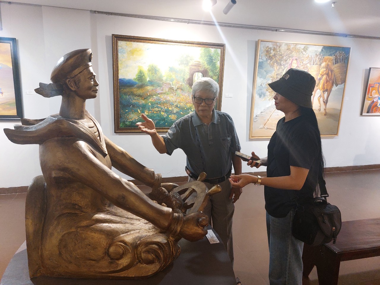 43 tác phẩm hội họa đặc sắc tham gia triển lãm mỹ thuật