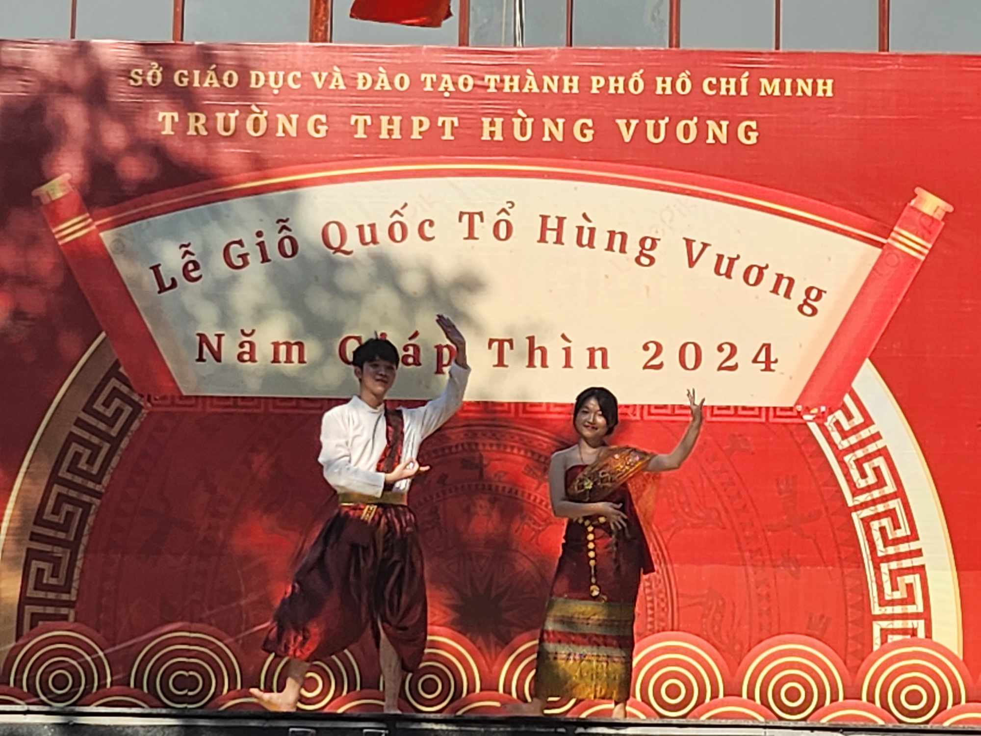 Lễ Giỗ Tổ Hùng Vương ở ngôi trường đặc biệt- Ảnh 1.