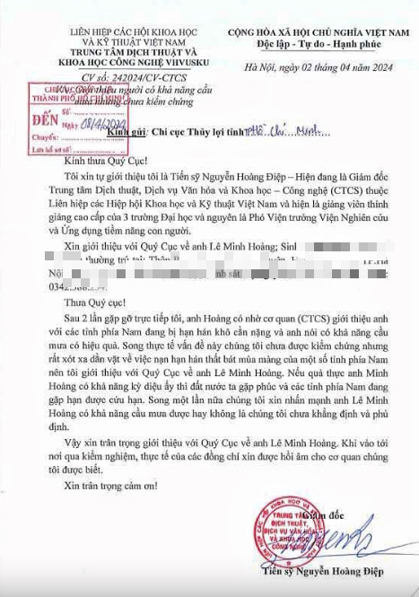 C&ocirc;ng an mời người tự nhận c&oacute; khả năng 