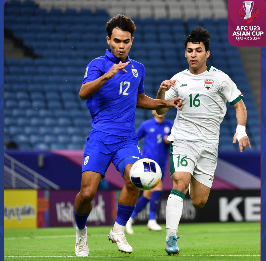 Giải U23 ch&acirc;u &Aacute;: Th&aacute;i Lan tạo bất ngờ, thắng sốc Iraq- Ảnh 1.