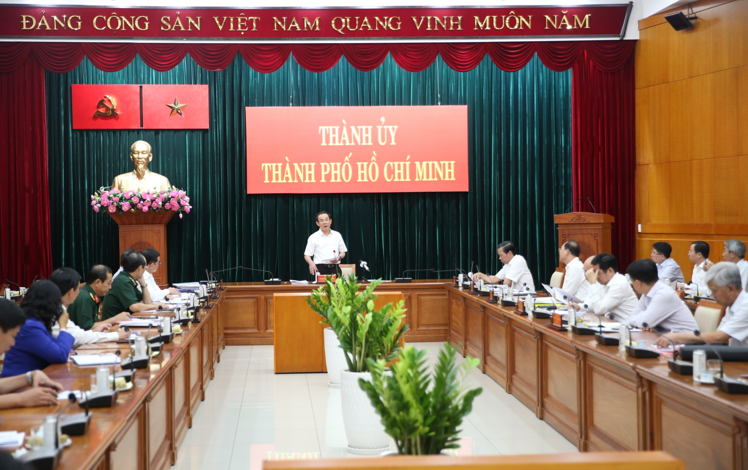 TP HCM: Tổ chức c&aacute;c hoạt động kỷ niệm 50 năm Ng&agrave;y Giải ph&oacute;ng miền Nam, thống nhất đất nước- Ảnh 1.