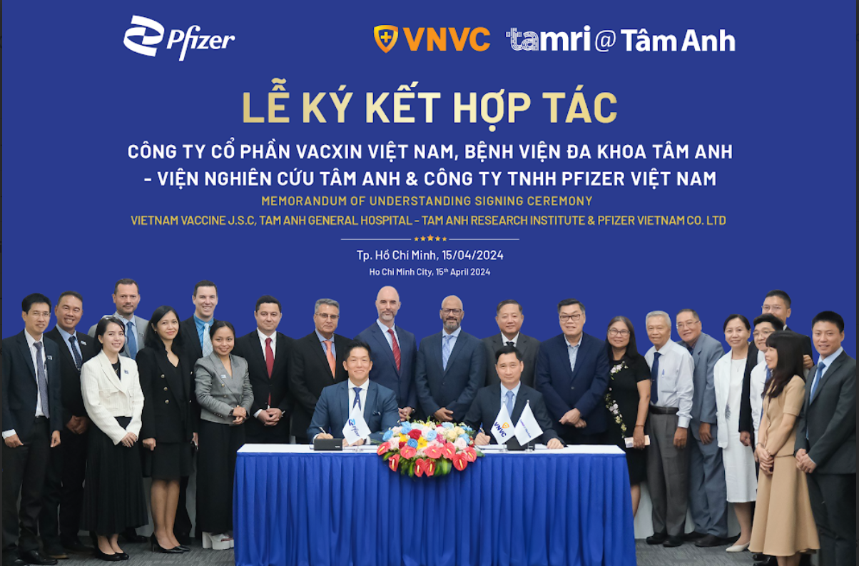 Pfizer Việt Nam, VNVC v&agrave; T&acirc;m Anh hợp t&aacute;c n&acirc;ng cao giải ph&aacute;p sức khỏe tại Việt Nam- Ảnh 1.
