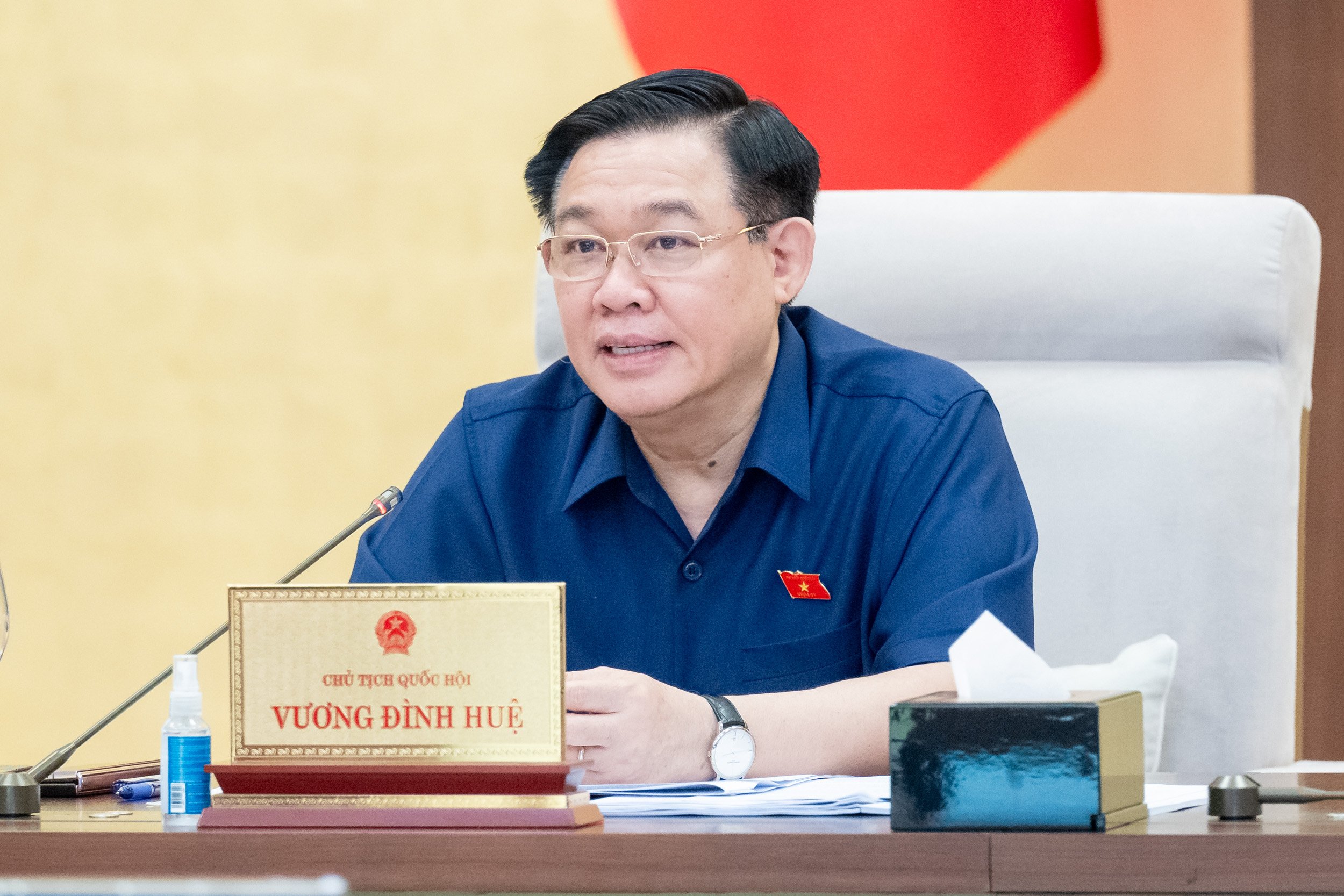 Chủ tịch Quốc hội Vương Đ&igrave;nh Huệ: Kỳ họp thứ 7 c&oacute; khối lượng c&ocirc;ng việc rất lớn- Ảnh 1.