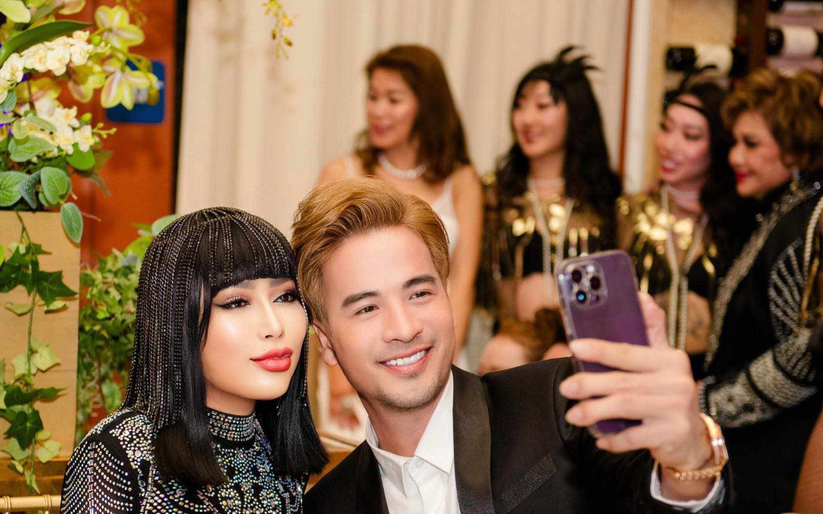 Đoàn Minh Tài, Quý Trần "hội ngộ" trong tiệc sinh nhật Kristine Thảo Lâm